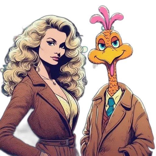 jacket, comic book art, cartoon, concept art transparent PNG cut-out