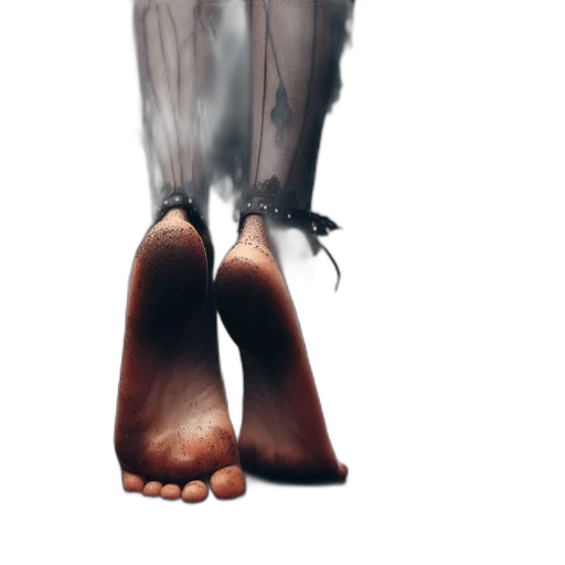 shoes, creature, mask, hair transparent PNG cut-out
