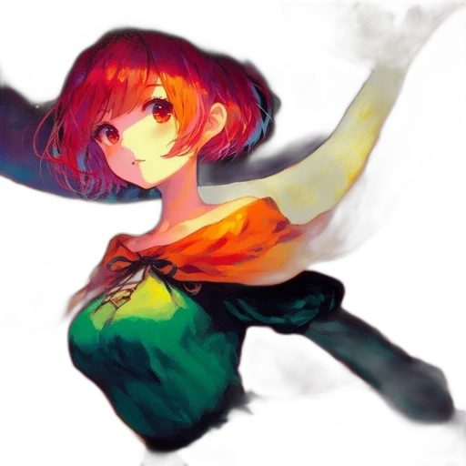 dress, flower, staff, mask transparent PNG cut-out