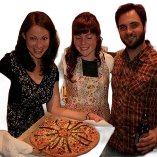 food, three, friends, proudly transparent PNG cut-out