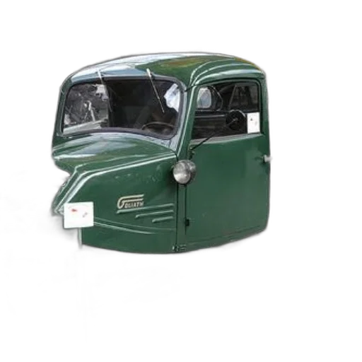 car, 3d render, photorealistic, green transparent PNG cut-out