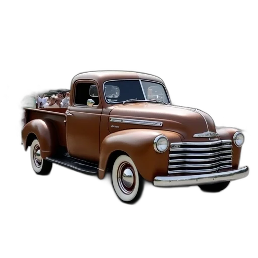 car, 3d render, photorealistic, vintage transparent PNG cut-out