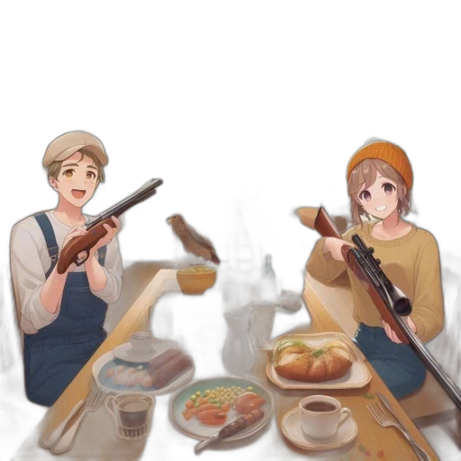 food, weapon, pixel art, concept art transparent PNG cut-out