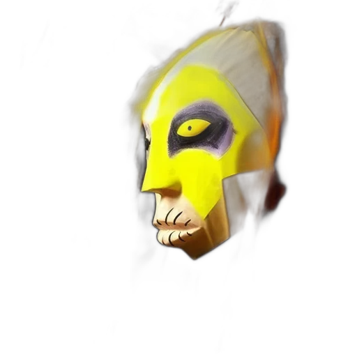 mask, face, creature, staff transparent PNG cut-out