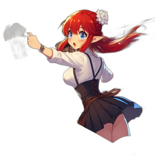 staff, weapon, sword, dress transparent PNG cut-out