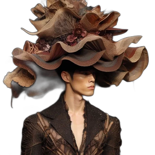 hat, crown, hair, jacket transparent PNG cut-out