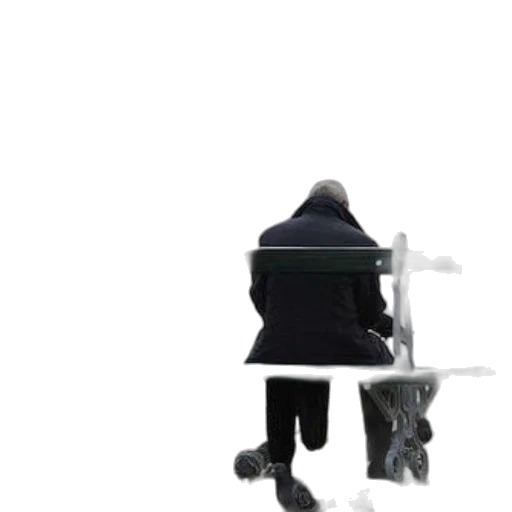 jacket, umbrella, staff, robot transparent PNG cut-out