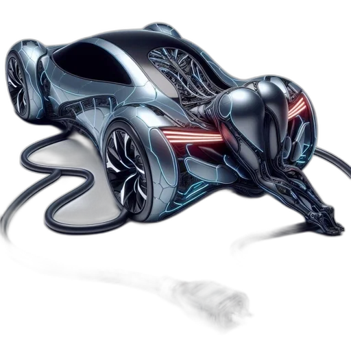 car, robot, weapon, concept art transparent PNG cut-out