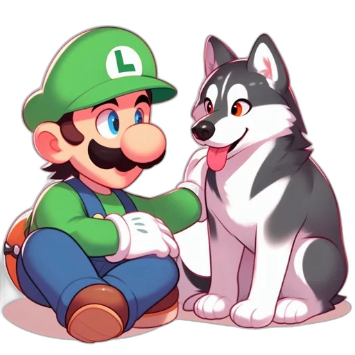 animal, pixel art, concept art, watercolor transparent PNG cut-out