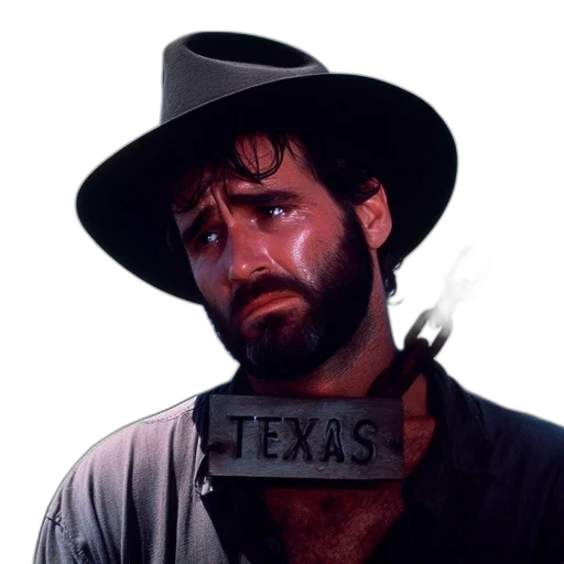 hat, man, wears, rugged transparent PNG cut-out