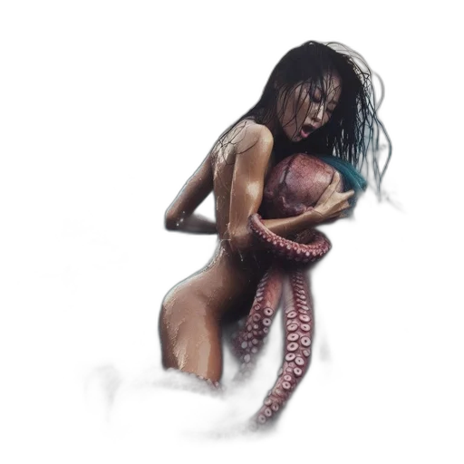 creature, dress, fantasy art, concept art transparent PNG cut-out