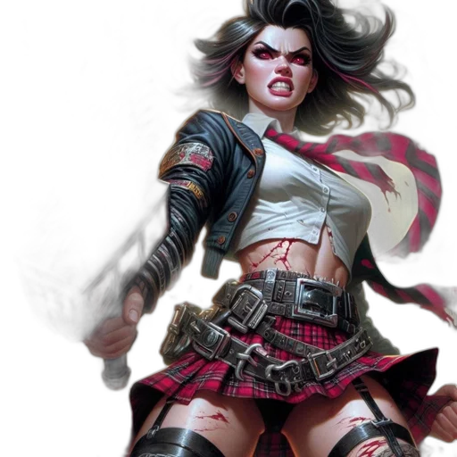 concept art, comic book art, fantasy art, cyberpunk transparent PNG cut-out