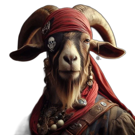 face, animal, staff, hat transparent PNG cut-out