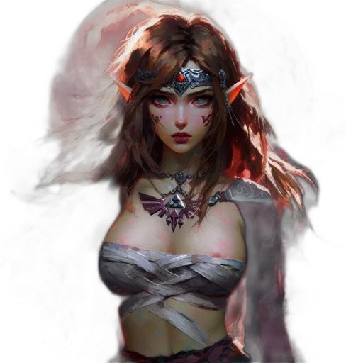 face, jewelry, fantasy art, concept art transparent PNG cut-out