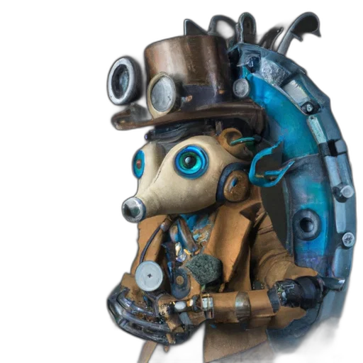 robot, mask, concept art, fantasy art transparent PNG cut-out