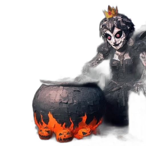 crown, mask, concept art, fantasy art transparent PNG cut-out