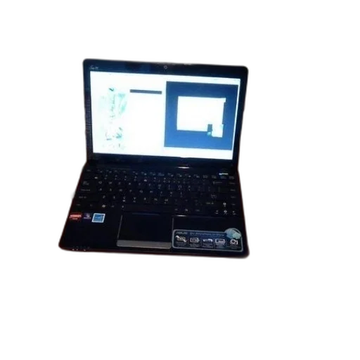 staff, laptop, sits, wooden transparent PNG cut-out