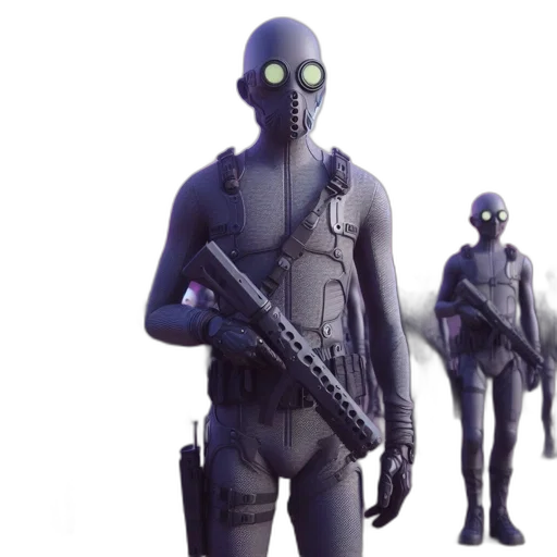 concept art, 3d render, cyberpunk, outer space transparent PNG cut-out