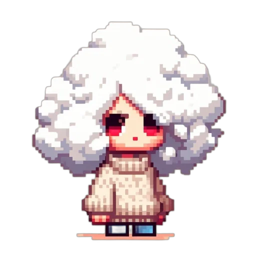 hat, hair, jacket, creature transparent PNG cut-out