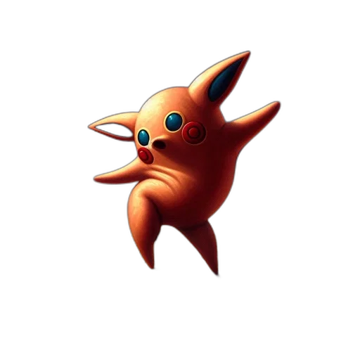 creature, animal, staff, weapon transparent PNG cut-out