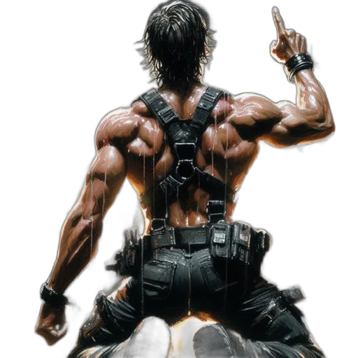 weapon, cyberpunk, concept art, comic book art transparent PNG cut-out