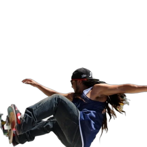 staff, hat, shoes, photorealistic transparent PNG cut-out