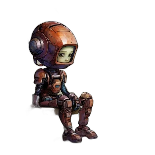 robot, creature, weapon, concept art transparent PNG cut-out