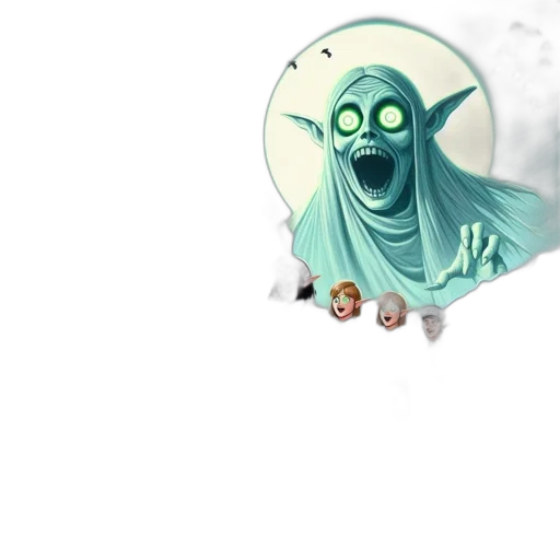 creature, staff, mask, concept art transparent PNG cut-out