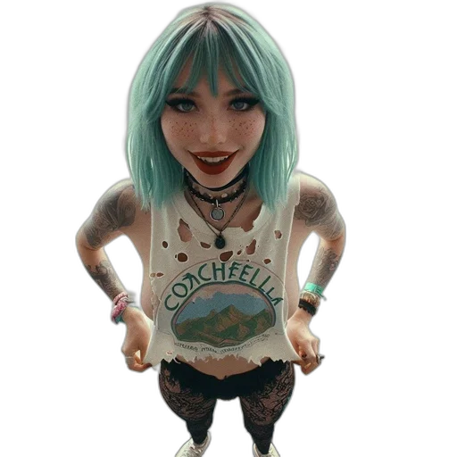 creature, jewelry, robot, 3d render transparent PNG cut-out