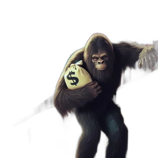 animal, concept art, comic book art, 3d render transparent PNG cut-out