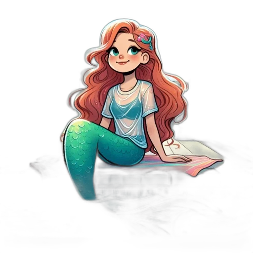 creature, watercolor, cartoon, fantasy art transparent PNG cut-out