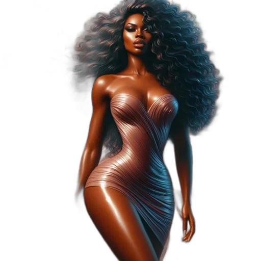 dress, hair, concept art, fantasy art transparent PNG cut-out