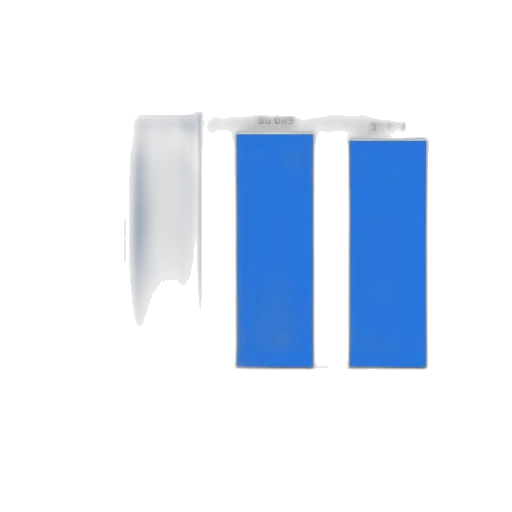 robot, 3d render, blue, monochrome transparent PNG cut-out