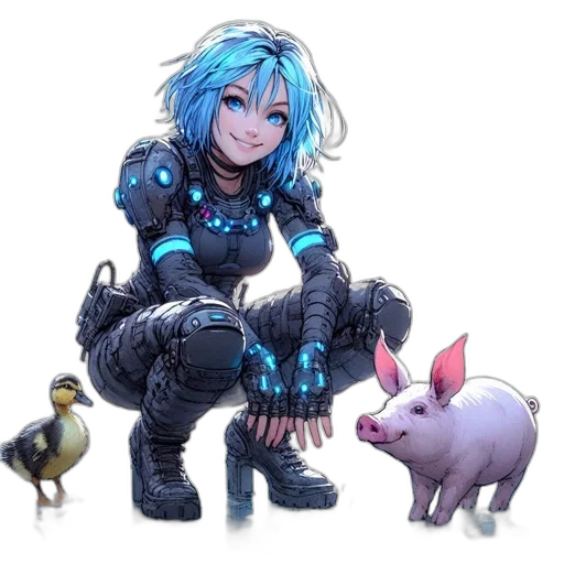 animal, robot, weapon, concept art transparent PNG cut-out