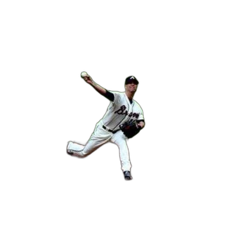 pixel art, baseball, player, white transparent PNG cut-out