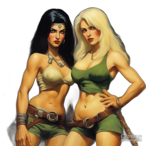 comic book art, fantasy art, concept art, photorealistic transparent PNG cut-out