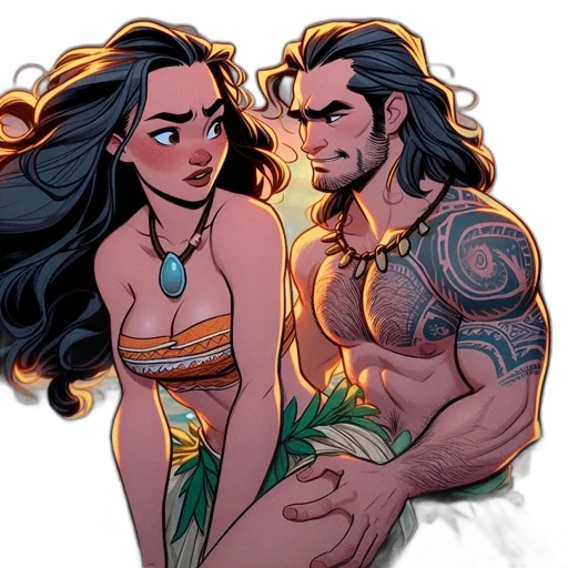 comic book art, fantasy art, concept art, cartoon transparent PNG cut-out
