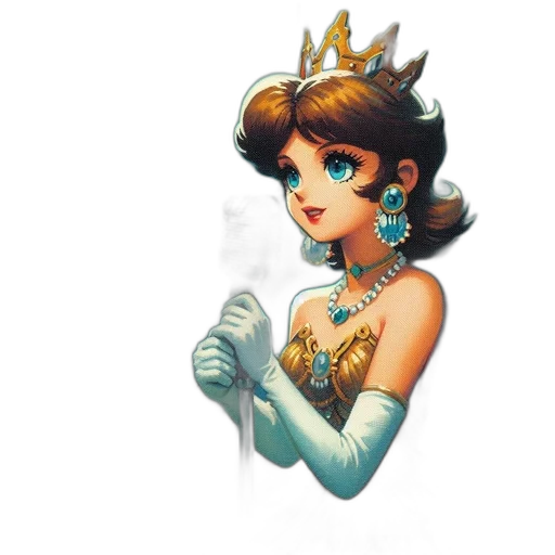 crown, jewelry, dress, staff transparent PNG cut-out