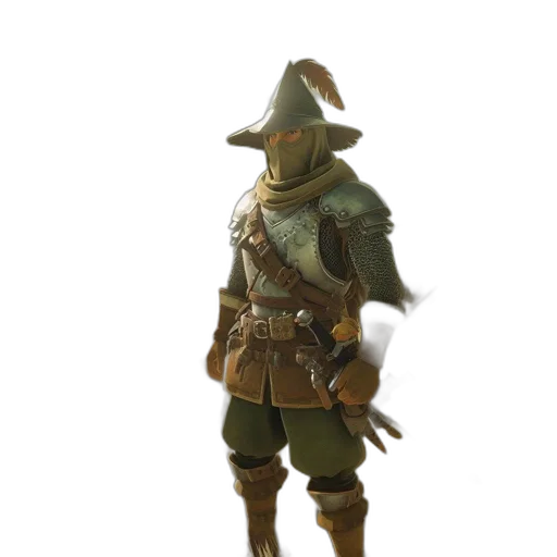 staff, hat, sword, weapon transparent PNG cut-out