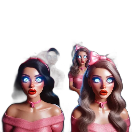 mask, 3d render, concept art, cartoon transparent PNG cut-out