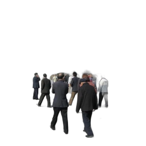 staff, jacket, robot, 3d render transparent PNG cut-out