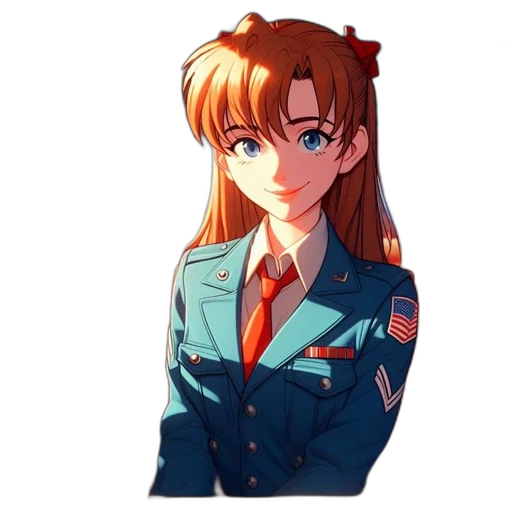 jacket, staff, weapon, face transparent PNG cut-out