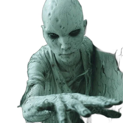 mask, face, creature, staff transparent PNG cut-out