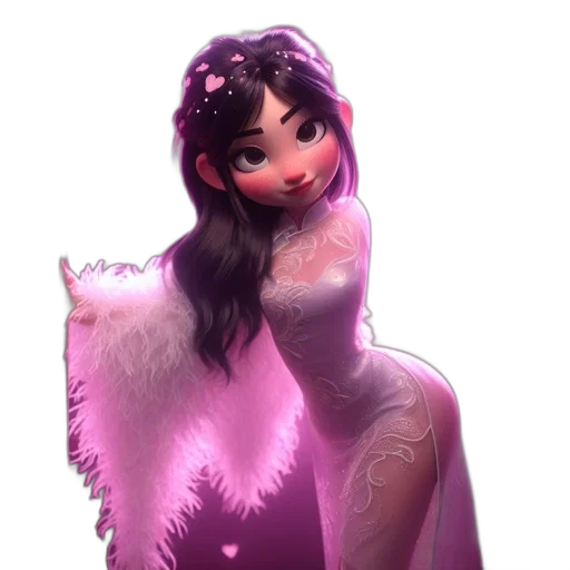 dress, crown, staff, face transparent PNG cut-out