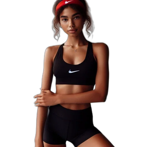woman, wears, athletic, gear transparent PNG cut-out