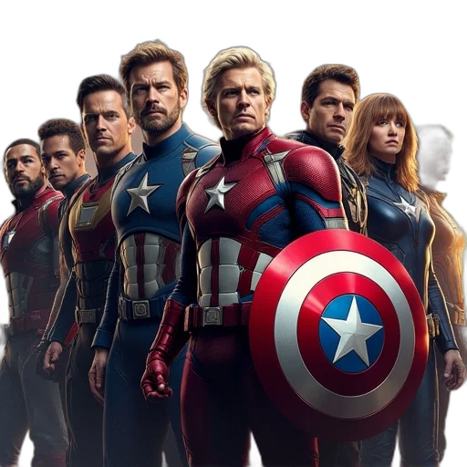 concept art, comic book art, 3d render, complete transparent PNG cut-out