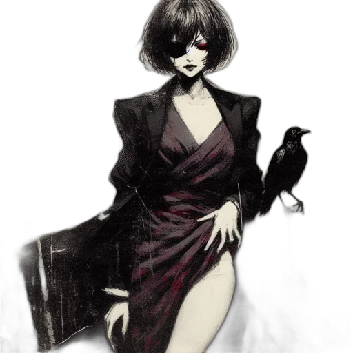 dress, mask, weapon, staff transparent PNG cut-out