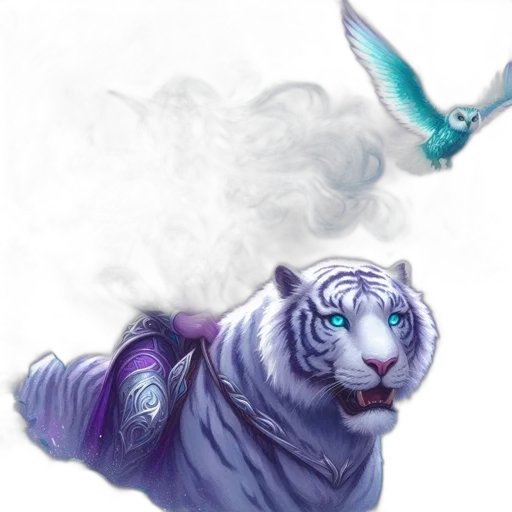 dragon, creature, animal, staff transparent PNG cut-out