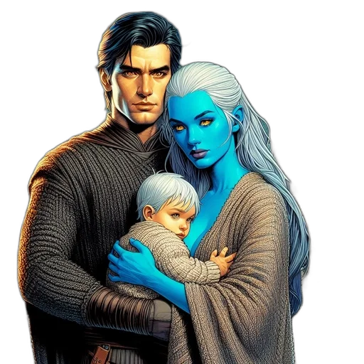 comic book art, concept art, fantasy art, pixel art transparent PNG cut-out