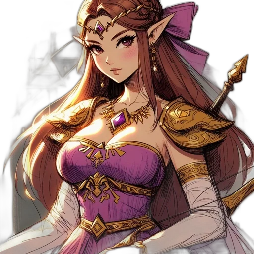 crown, dress, staff, jewelry transparent PNG cut-out